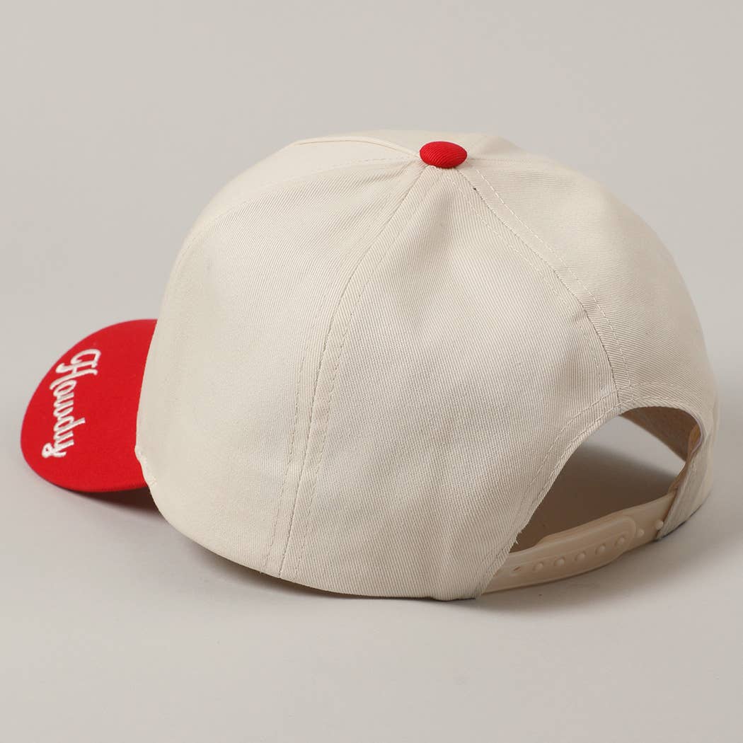Cowboy Bronc Cap Howdy (Red)