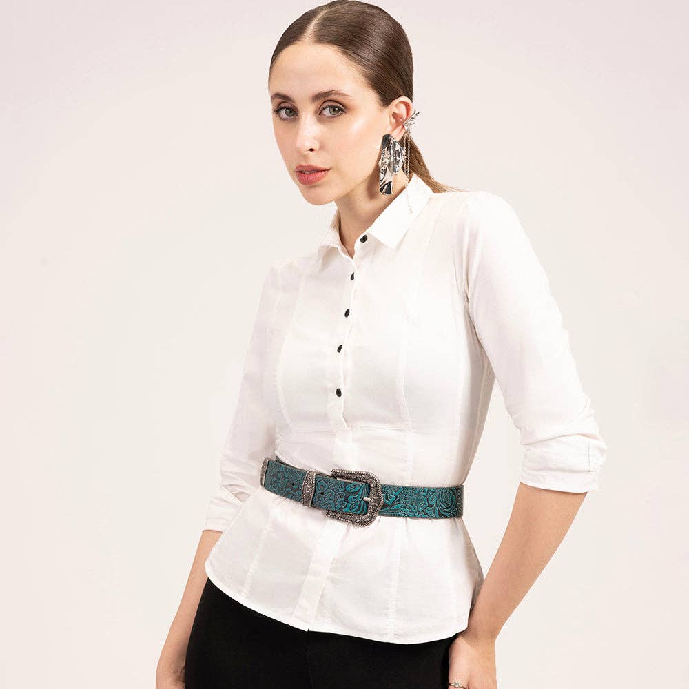 Loyal West - Sophia Belt (Turquoise) LW-S25-173