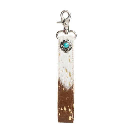 Myra - Concho Delight Key Fob (Brown/White) S-10832