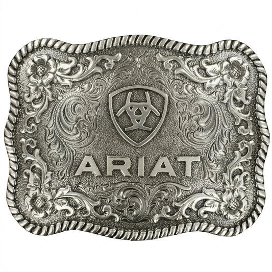 Ariat - Antique Silver Rectangle Buckle (A37006)