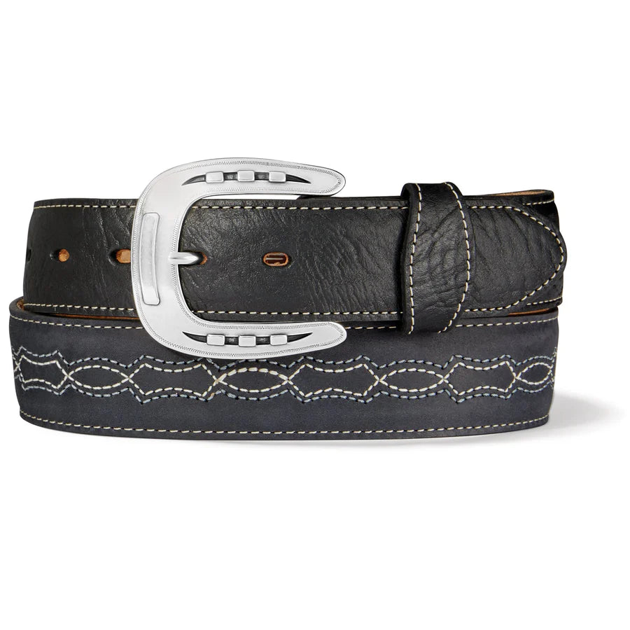 Tony Lama Men - Maverick Western Belt (Black) C42743