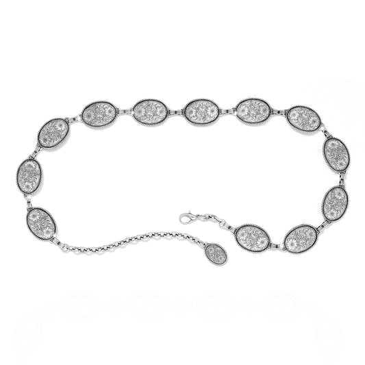 Tony Lama Women - Nicole Concho Link Belt (Silver) C50151