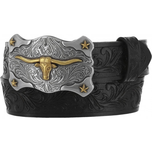Tony Lama Boy - Little Texas Belt (Black) C60113