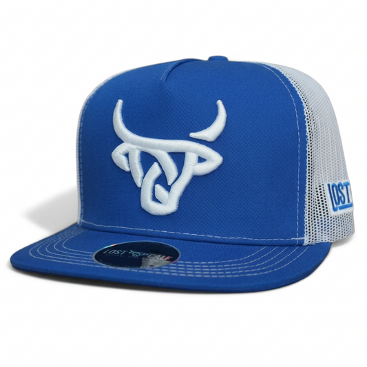 Lost Calf - Logo Embroidered (Royal/White)