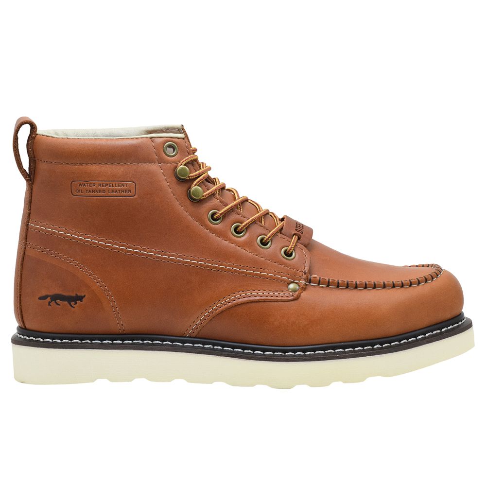 Golden Fox Men - ST Moc Toe (Brun) OG620U
