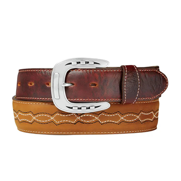Tony Lama Men - Maverick Western Belt (Brown) C42745